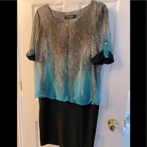 Beautiful Dress snake print